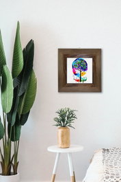 Wallity Artvessakaro40 Cuadro Decorativo enmarcado Multicolor